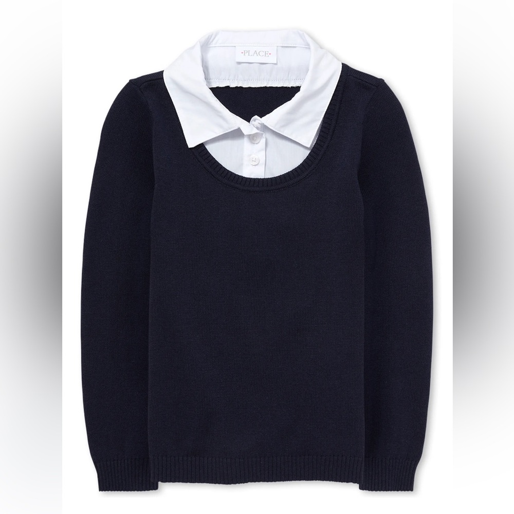 The Children's Place Girls 2 In 1 School Uniform Sweater